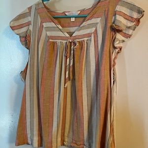 Lauren Conrad linen shirt XL